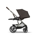 CYBEX Gold Kinderwagen Balios S Lux, Ergonomische Liegeposition, Einhand-Gurtsystem, Ab Geburt bis 22 kg (ca. 4 Jahre), Chocolate Brown - 7