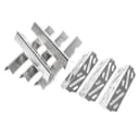 GFTIME Edelstahl Flavorizer Bars & Hitzereflektor für Weber Genesis II/LX 300 Series II E-310, II E-330, II E-335, II S-335, II LX S/E-340 (2017 - Neuer), Heizplatten Ersatzteile für Weber 66040 66032 - 1