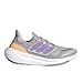 adidas Ultraboost Light, Scarpe da Ginnastica Donna, Grigio Violet Fusion Acid Orange, 45 1/3 EU - 2