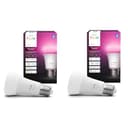 Philips Hue-Bundle – 2 x weiße und farbige Ambiance 1100 A60 E27 Smart-Glühbirnen | Dimmbare LED, 16 Millionen Farben, App- und Sprachsteuerung, funktioniert mit Alexa, Google Home und Apple HomeKit - 1