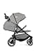 Sillas de paseo marca Joie. Modelo Buggy & Sportwagen Litetrax bis 22 kg belastbar mit Schieber-Ablagefach & Regenschutz - Pebble - 6