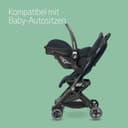Maxi-Cosi Lara2 Baby Kinderwagen, 0–4 Jahre, 0–22 kg, federleichter, kompakter Buggy, 3 Liegepositionen, flache Liegeposition, klein zusammenklappbar, Schultergurt, Essential Graphite - 7