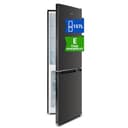 CHiQ FBM157L42 - Frigorífico Combi independiente 157L, 144 cm de alto, 47 cm de ancho, Compresor con 12 años de garantía, Tecnología Low Frost,39 dB, Puerta reversible, Diseño delgado en negro - 1