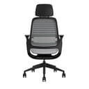 Steelcase Series 1 Upholstered Ergonomic Office Chair With LiveBack Lumbar Support, 4D Armests, Adjustable Headrest Grey; Made in Europe - 5
