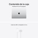 Apple MacBook Pro de 16,2 Pulgadas portátil con Chip M5 Pro: Pantalla Liquid Retina, CPU de 18 núcleos y GPU de 20 núcleos, 24 GB Memoria unificada, 1 TB de SSD, Teclado español; Plata - 6