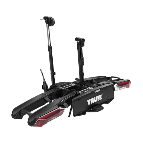 Thule Epos Piattaforma Gancio Traino Portabici Pieghevole Black, 2 bikes