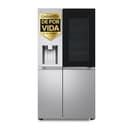 LG GSXE90MBAD - Frigorífico Side by Side, Serie 900, Instaview Door-In-Door, Clasificación D, 628 L, Acero texturizado antihuellas, - 1