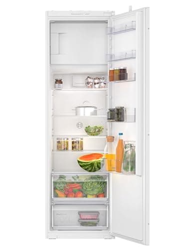 Bosch KIL82NSE0 Serie 2, Frigorifero monoporta da incasso con congelatore, Cassetto Multi Box XXL, Luce LED, Tecnologia Inverter Intelligente, 177.5 x 56 cm, cerniera a traino