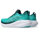Asics Tenis de Correr Gel-Nimbus 27 para Hombre, Wave Teal/Saxon Green, 45 EU - 3