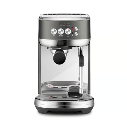 Sage - The Bambino Plus - Macchina Caffè Compatta con Montalatte Automatico per Microschiuma, Pre-infusione a Bassa Pressione e Riscaldamento Veloce in 3 Secondi - Acciaio Inox Nero