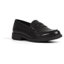 Geox J AGATA D women Loafers, Black Shiny Black, 2.5 UK (35 EU) - 2