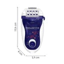 Depiladora Rowenta Silence Soft, dispositivo de depilación suave, función de visión, eficiencia multiángulo, accesorios para áreas sensibles y exfoliación, EP5625F0 - 7