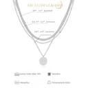 Meteorstarry Kette Silber 925 für Damen, Layering Halskette mit Kreis Anhänger Silberkette Personalisierte Silber Modeschmuck Hochzeitstag Geschenke für Frauen - 6