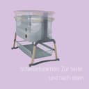 Maxi-Cosi Iora Air Beistellbett Baby, Co-Sleeper mit Allround-Netzgewebe, 0–6 Monate (9 kg), Schaukelmodus, 4 Neigungs- & 5 Höhenstufen, Leichtes Schieben, Leicht zu Tragen, 2 Räder, Beyond Grey - 6