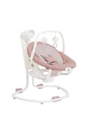 Joie Serina 2-in-1 Babyschommel, Afneembare wipstoel, 6 schommelsnelheden, 3 ligstanden, Speelboog – Vanaf geboorte tot 6 maanden (0–9 kg), Cosmo lola - 1