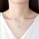 HinDaLi Collana Argento 925 Cuore Zirconia Cubica - Gioiello Elegante per Ragazze e Bambine - 6