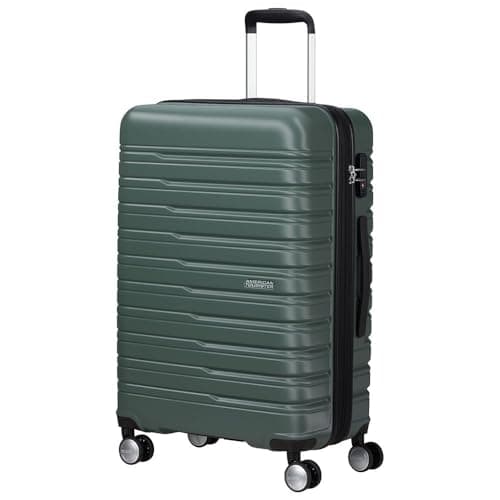 American Tourister Flashline - Spinner M, Suitcase, 67 cm, 69/75 L, Green (Dark Forest)