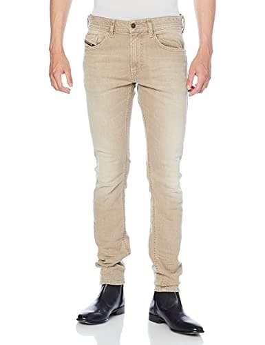 Diesel Thommer-sp L.32 Trousers Jeans Slim, Beige (Nude 23), No Aplicable (Taglia Unica: 29) Uomo