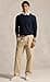 POLO RALPH LAUREN Men's Slim Fit Washable Merino Wool Crew Neck Jumper (UK, Alpha, L, Regular, Regular, Navy) - 4