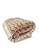 Wool & Home Merino Wool Blanket 140 x 200 cm - Cuddly Blanket Made of 100% Merino Wool, Beige Brown Line Pattern - Weight 500 g/m² - Breathable and Durable - 4