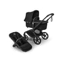 Bugaboo Fox 5 Renew All-Terrain Stroller, 2-in-1 Baby Pushchair, Full Suspension, Easy Fold, Extendable Toddler Seat, One-Handed Manoeuvrability, Black Chassis and Heritage Black Canopy - 1