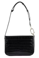 Furla Leder Schultertasche Abendtasche Metropolis Shoulder Bag Nero schwarz - 3