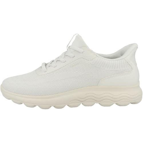 GEOX D557MA Spherica Plus Sneakers Donna in Mesh Bianco Bianco, 40