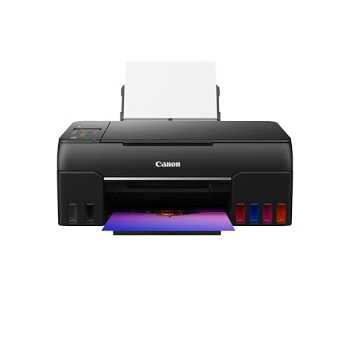 Canon PIXMA G650 Wireless 3-in-1 Refillable MegaTank Inkjet Photo Printer - A4, Print, Copy, Scan - Wi-Fi, Cloud connectivity, LCD Screen - Suitable for large volume printing photos