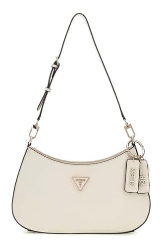 GUESS Noelle II Top Zip Shoulder Bag Bone