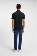 BOSS Mens Passertip Logo-Patch Slim-fit Polo Shirt in Stretch Cotton - 4