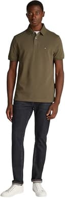 Tommy Hilfiger Polo de Manga Corta Hombre Core 1985 Regular Fit, Verde (Army Green), XXL - 4