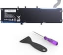 OiLLvi 97Wh Ersatzakku für Dell XPS 15 9550 9560 9570 7590, kompatibel mit Precision 5510 5520 5530 5540, Vostro 7500 7590, 11.4V - 1