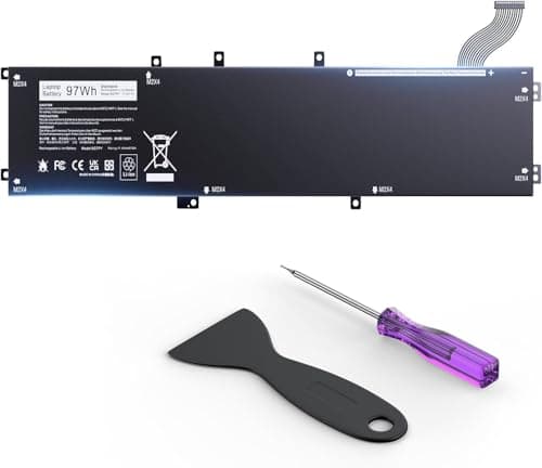 OiLLvi 97Wh Ersatzakku für Dell XPS 15 9550 9560 9570 7590, kompatibel mit Precision 5510 5520 5530 5540, Vostro 7500 7590, 11.4V