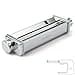 Kenwood KAX99.A0ME Accessorio Sfogliatrice XL, Sfoglia di Pasta Larga fino a 22 cm, Accessorio per Impastatrice Planetaria, MADE IN ITALY, Acciaio Inossidabile, Argento, 32 x 8.65 x 5.4 cm - 2