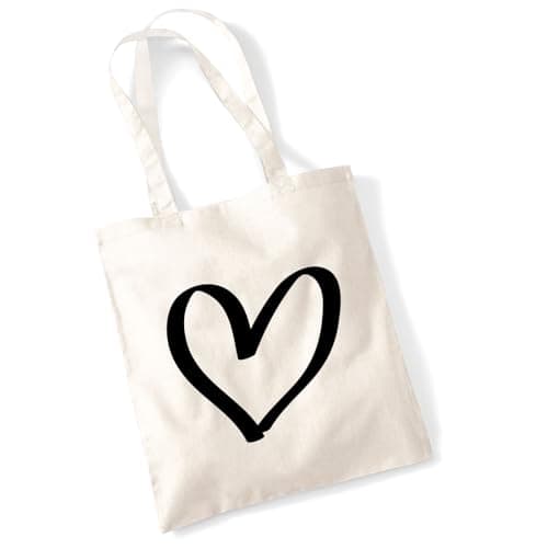 huuraa borsa per il trasporto Corazón Borsa regalo in tessuto naturale 10 litri cotone Corazón accessorio