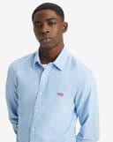 Levi's Long-Sleeve Battery Housemark Slim Camisa, Allure, M Hombre - 4