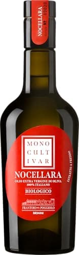 Monini Olio Extra Vergine Bio Monocultivar Nocellara 100% Italiano, 1 x 500 ml