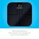 Garmin Index S2 - Bilancia Impedenziometrica, con schermo a colori, fino a 16 utenti, Bluetooth e Wi-Fi, Nero - 4