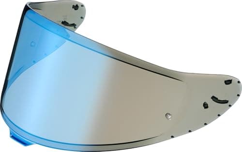 Shoei CWR-F2PN Visor (Iridium Blue, One Size)