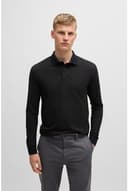 Boss Polo Passerby Slim Fit de algodón elástico con Logotipo, Negro1, M - 9