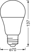 OSRAM Lampada LED SMART+, A100, 14W, 2700–6500K, E27, a forma di lampadina, Tunable White, dimmerabile, controllabile tramite app o comando vocale, compatibile con Matter - 12