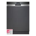 Siemens SN57TS00CE, Stiftung Warentest Testsieger*, iQ700, Geschirrspüler Teilintegriert, Home Connect, Spülmaschine Made in Germany, Besteckschublade, Zeolith Trocknung, varioSpeed, glassZone - 1