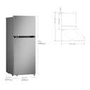 LG GTBV22PYNJ - Frigorífico Dos Puertas Total No Frost, 1,45m, Clasificación E, Inox antihuellas - 2