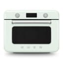 Smeg, COF01PGEU, Dampf-Kombibackofen, 10 Kochfunktionen, 33 automatische Rezepte, abnehmbarer Tank, Dampfgaren, Entkalkungsfunktion, 1800 W Leistung, Pastellgrün - 1