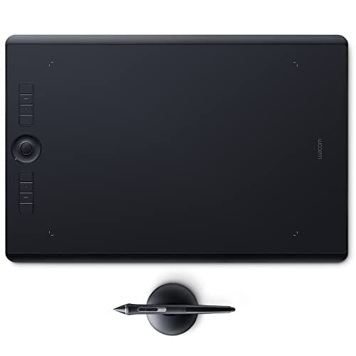 Wacom PTH860 Intuos Pro Digital Graphic Drawing Tablet for Mac or PC, Large, New Model, Black