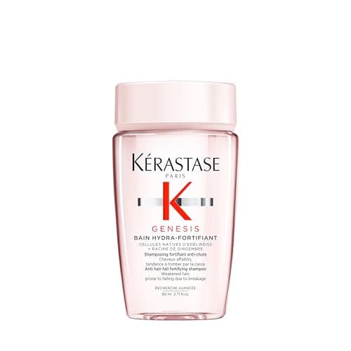 Kérastase Genesis Bain Hydra-Fortifiant, Kräftigendes Shampoo bei Haarverlust durch Haarbruch, Haarpflege bei brüchigem Haar, 80ml