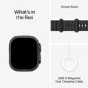 Apple Watch Ultra 2 GPS + Cellular 49mm Smartwatch, Sports Watch with Black with Rugged Titanium Case with Black Ocean Band. Fitness Tracker, Precision GPS, Extra-Long Battery Life - 6