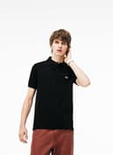 Lacoste Herren Polo-Shirt Kurzarm L1212, Männer Polo-Hemd,2 Knopf,Regular Fit,Schwarz,8 - 4