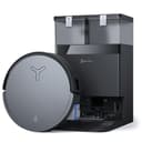 ECOVACS DEEBOT X8 OMNI Robot Aspirapolvere Lavapavimenti, 18000Pa, Spazzola OZMO ROLLER, Auto-Lavaggio e Svuotamento Istantanei, Pulizia Moci con Acqua Calda a 75℃, Asciugatura ad Aria Calda, Nero - 1