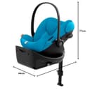 CYBEX Gold Base ISOFIX, Base G, Per Seggiolini Auto Cloud G i-Size e Sirona G i-Size, Nero - 10